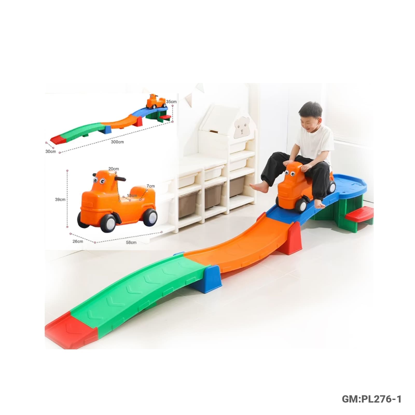 Up & Down Roller Coaster with Car "PL276-1"