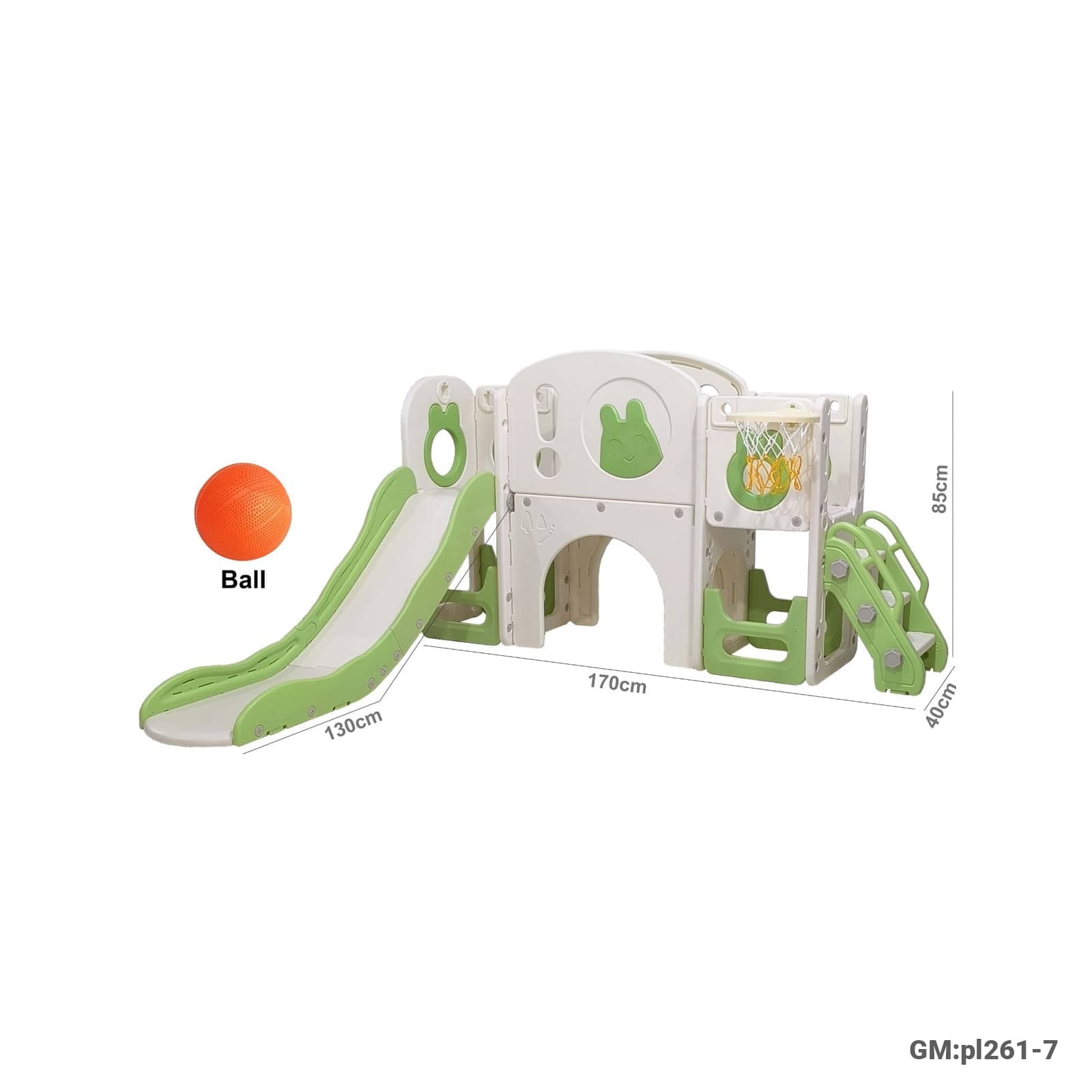 Kids Plastic Slide"pl261-7"