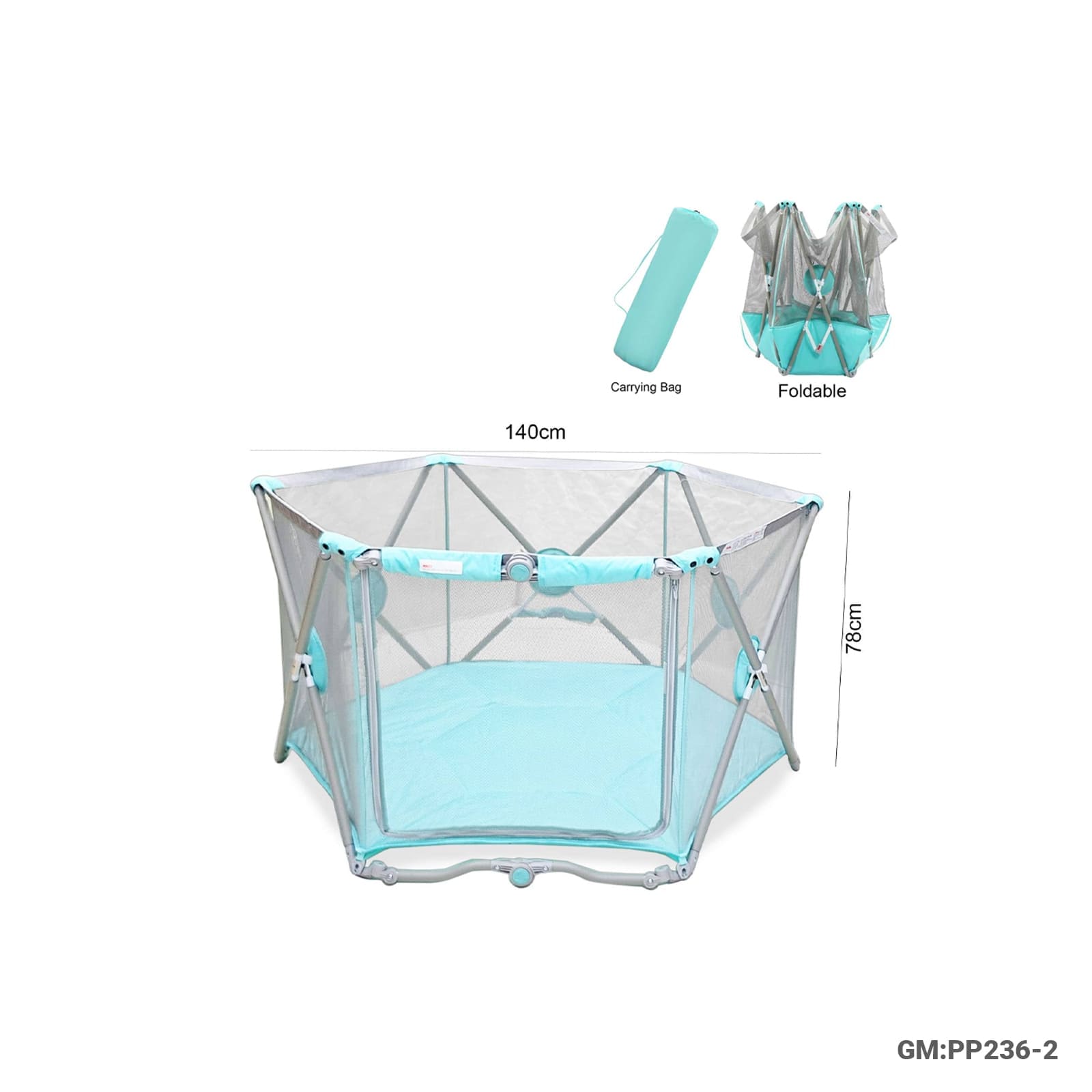 حوض لعب للأطفال المحمول قابل للطي "324-2"