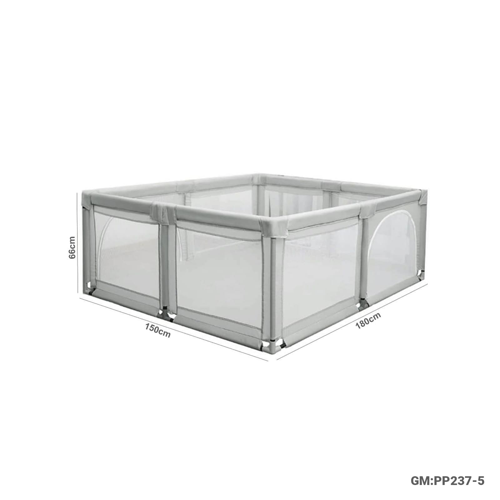 Extra-Large Baby Playpen | 150×180×66cm | Safe Indoor Play Area – Model: "PP237-5"
