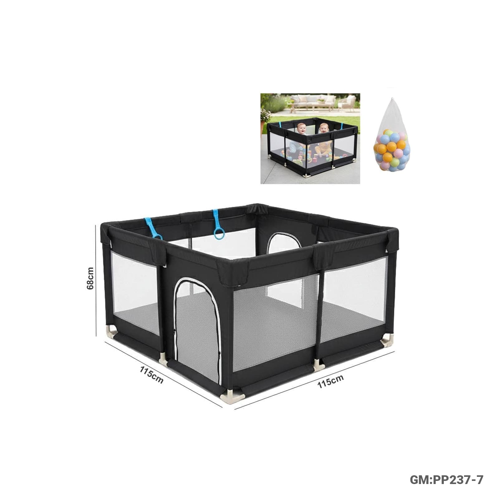 Baby Playpen with Balls"PP237-7"