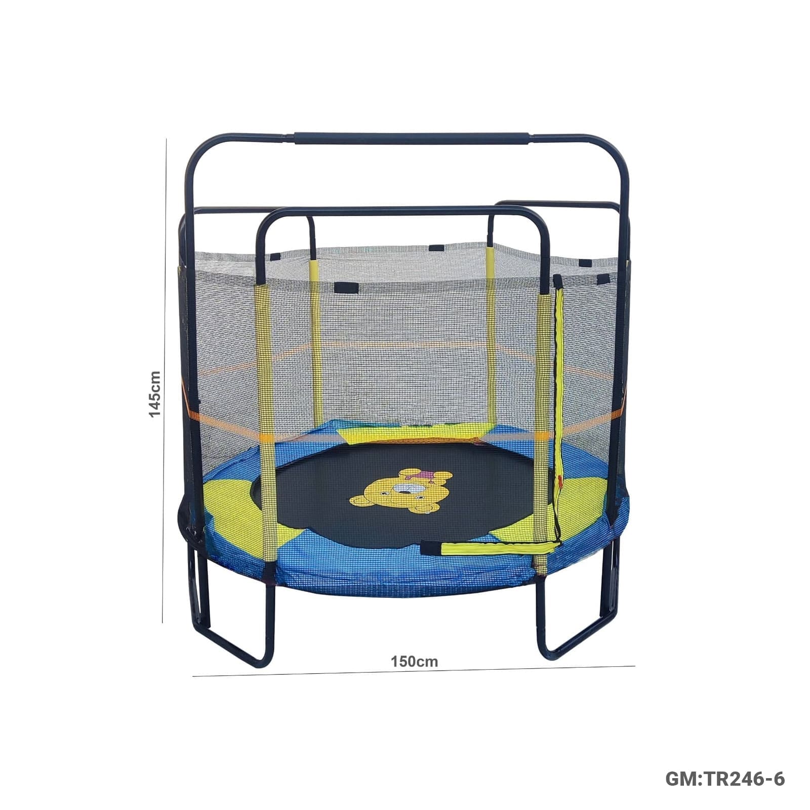 المُرتدّ بشبكة أمان وسلة كرة سلّة "334-9"