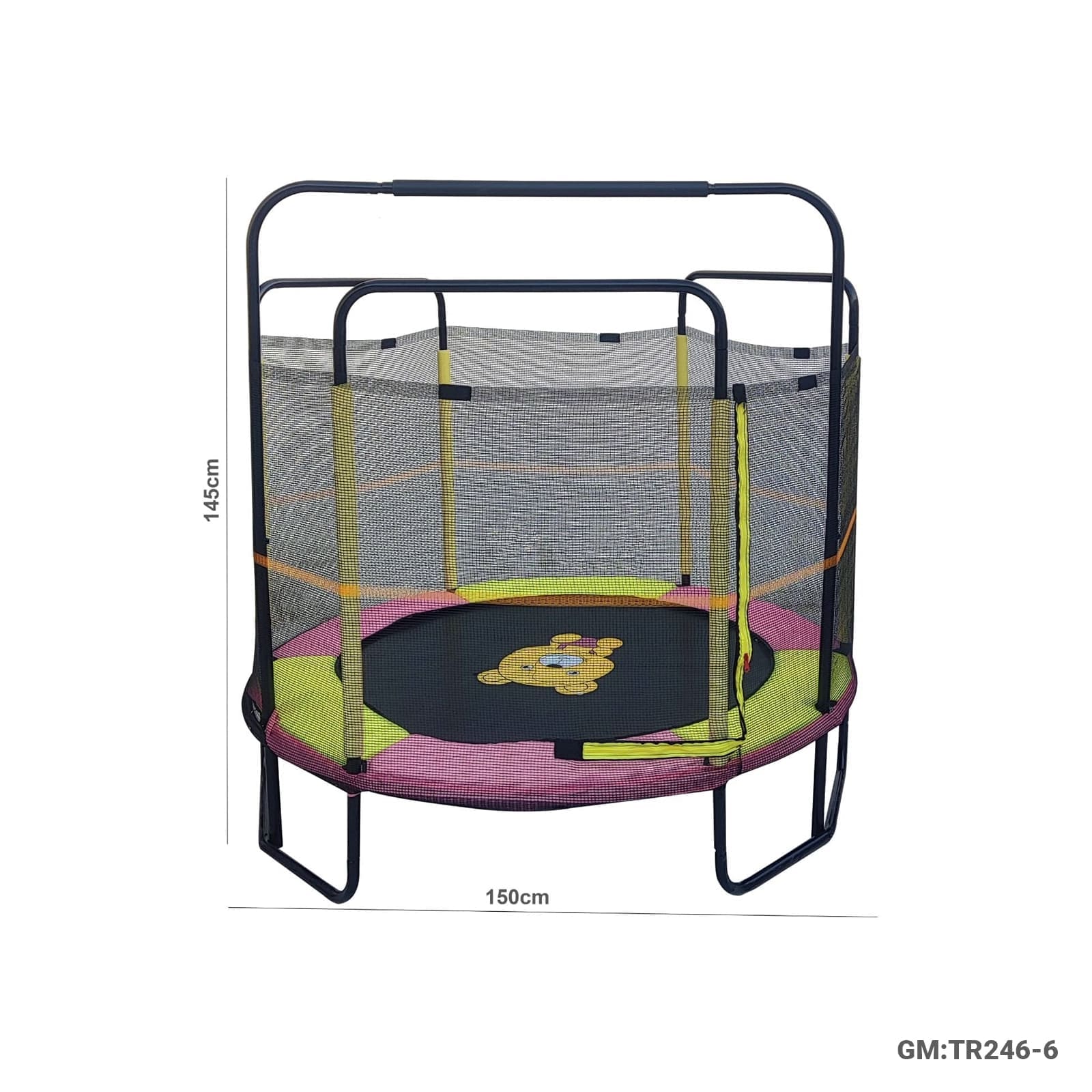 المُرتدّ بشبكة أمان وسلة كرة سلّة "334-9"