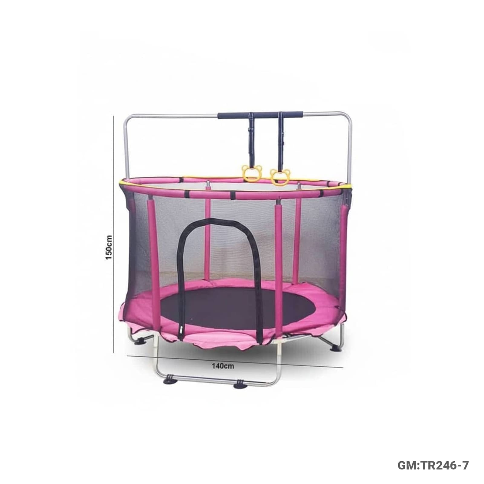 Kids Trampoline with Safety Net Protection Guard | Indoor & Outdoor Trampoline for Children | Diameter 140 cm | Age 2-6 Years "TR246-7"