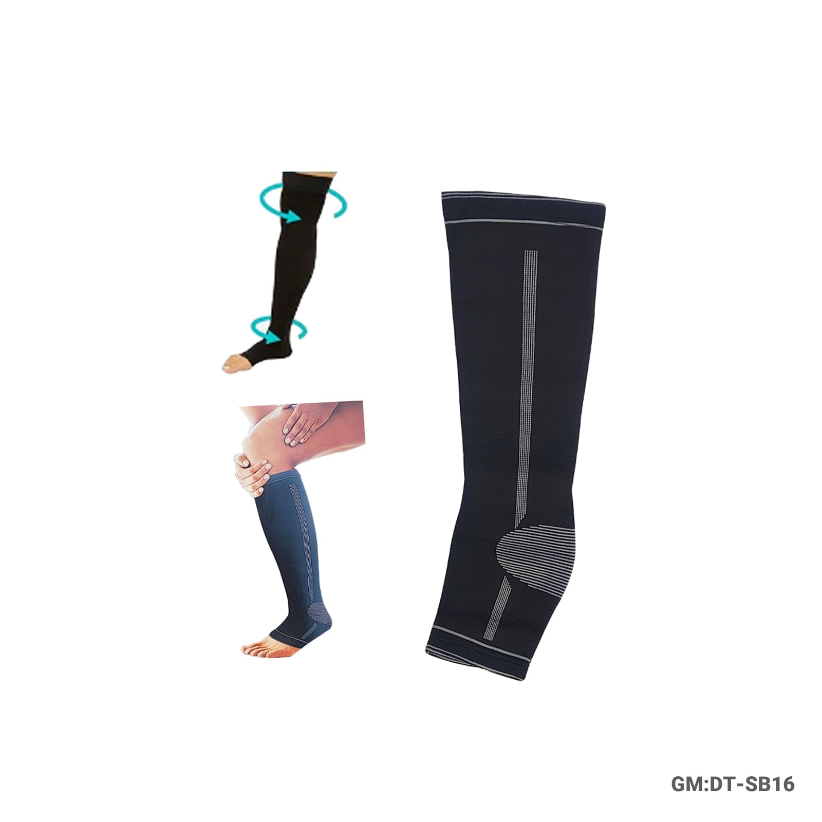 جوارب ضغط عالية للفخذين لتحسين الدورة الدموية "DT-SB16"