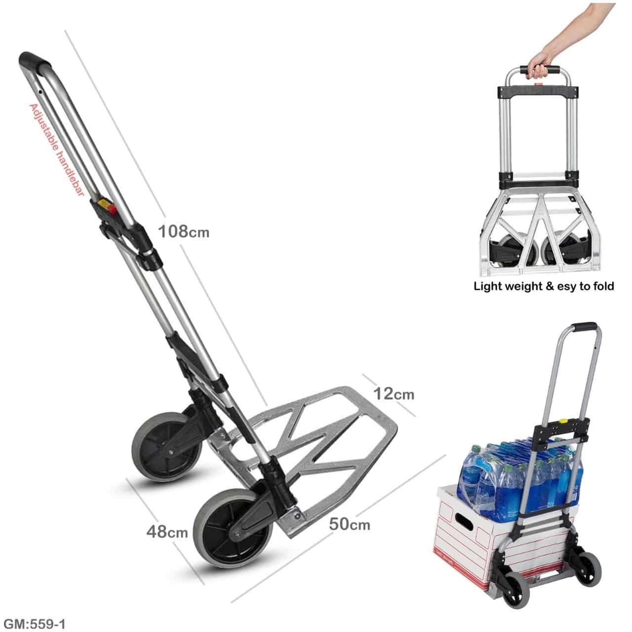 Powerful Steel Folding Hand Truck "559-1"