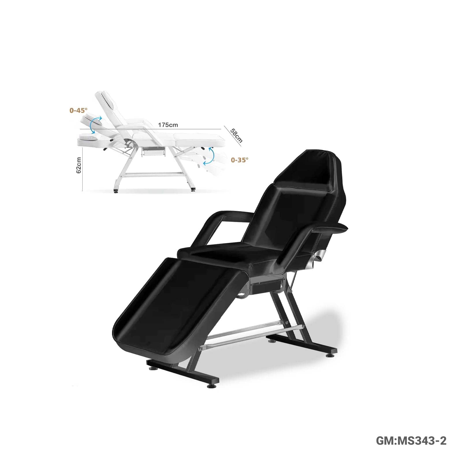 Multi-function Massage Bed Facial Chair "ms343-1"