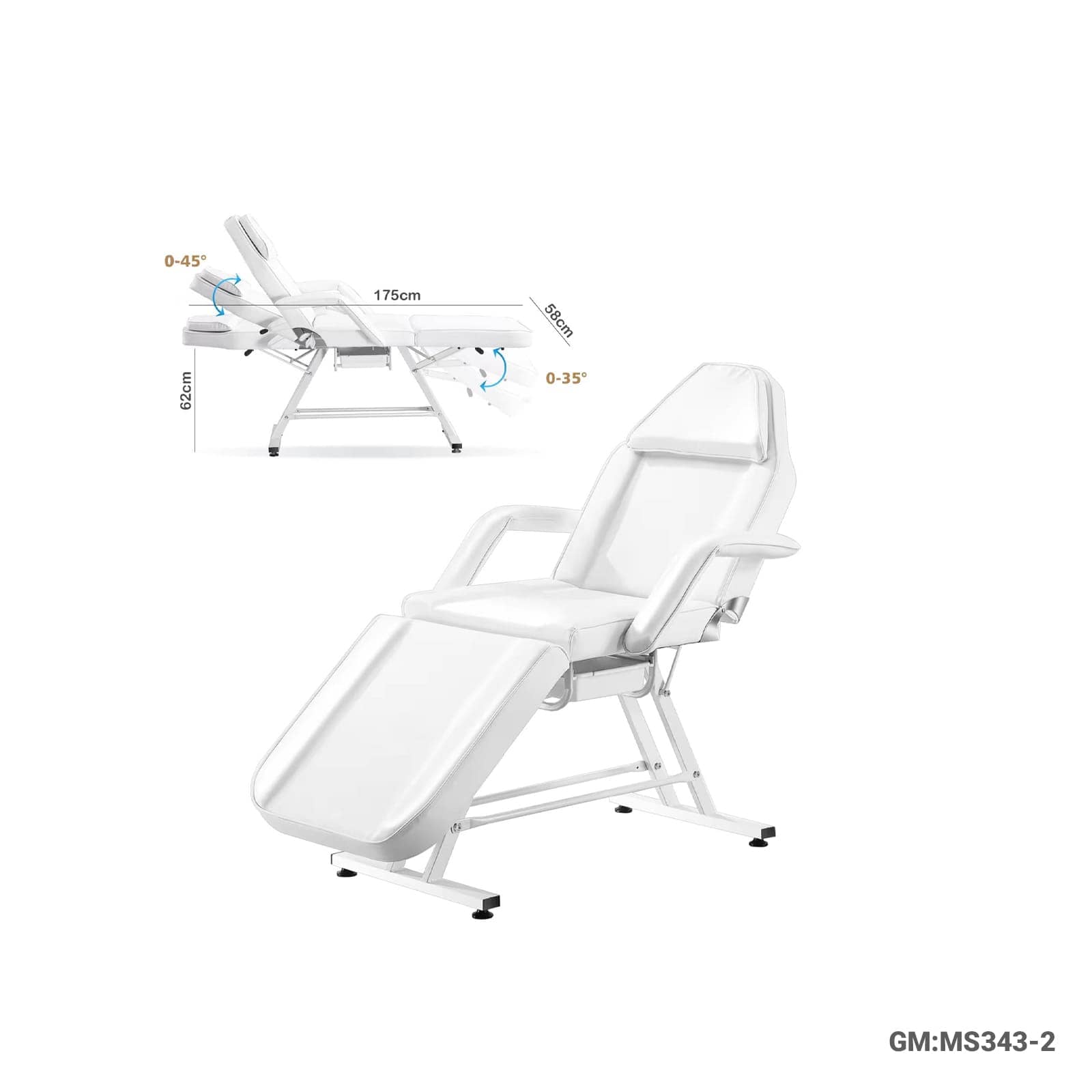Multi-function Massage Bed Facial Chair "ms343-1"