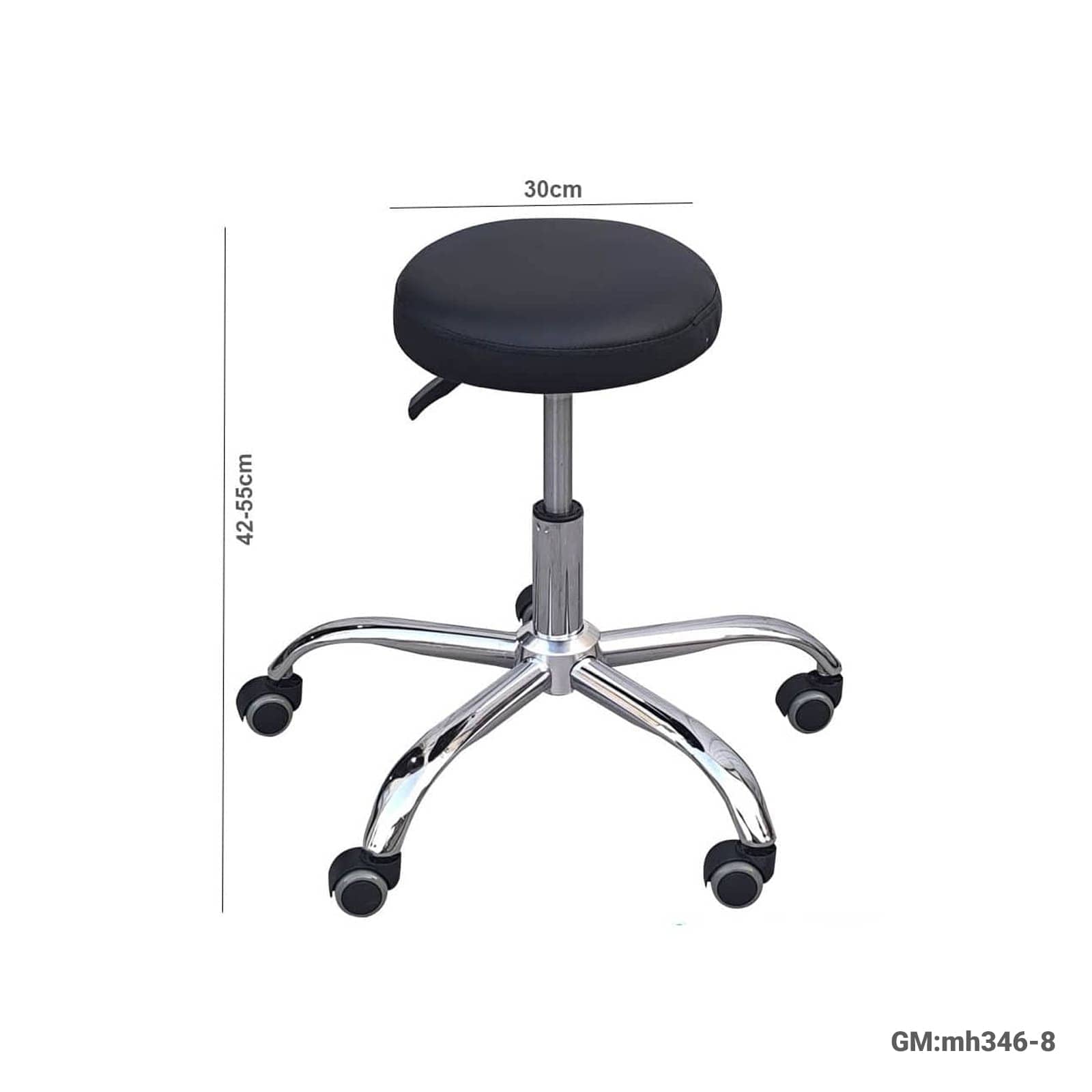 adjustable swivel rolling stool chair"mh346-8"