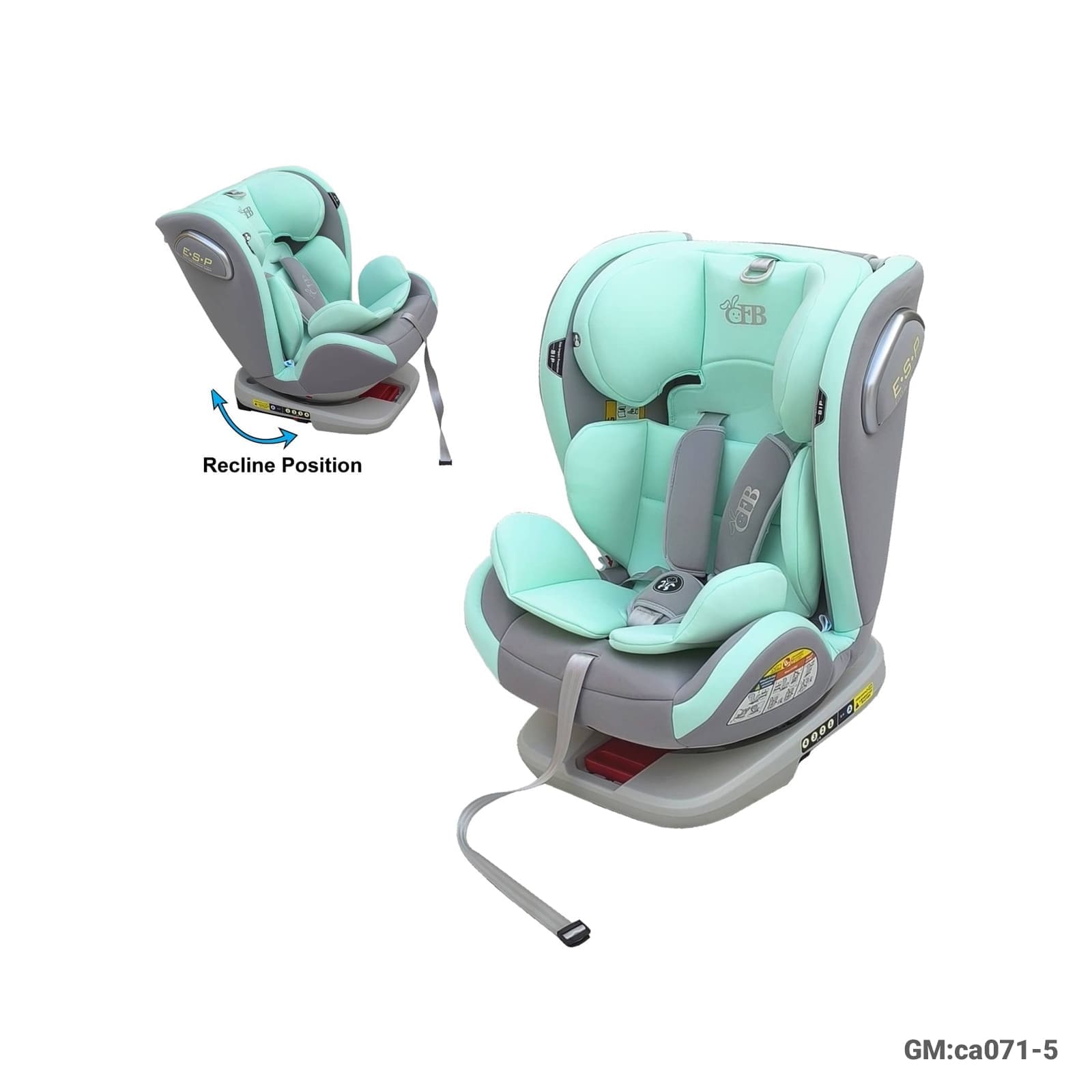 Convertible Baby Car Seat for Newborns and Toddlers (0–3 Years) – CA071-5
