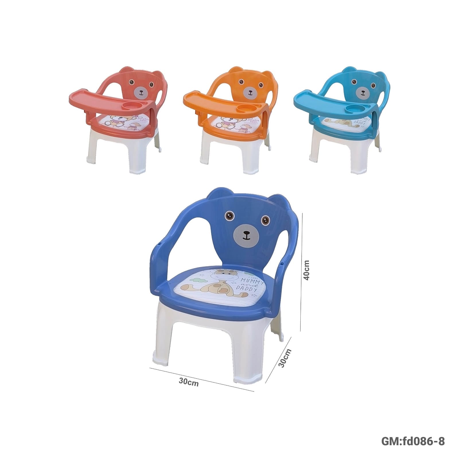 كرسي تغذية الطفل القوي - كرسي طفل مع صينية "292-1"