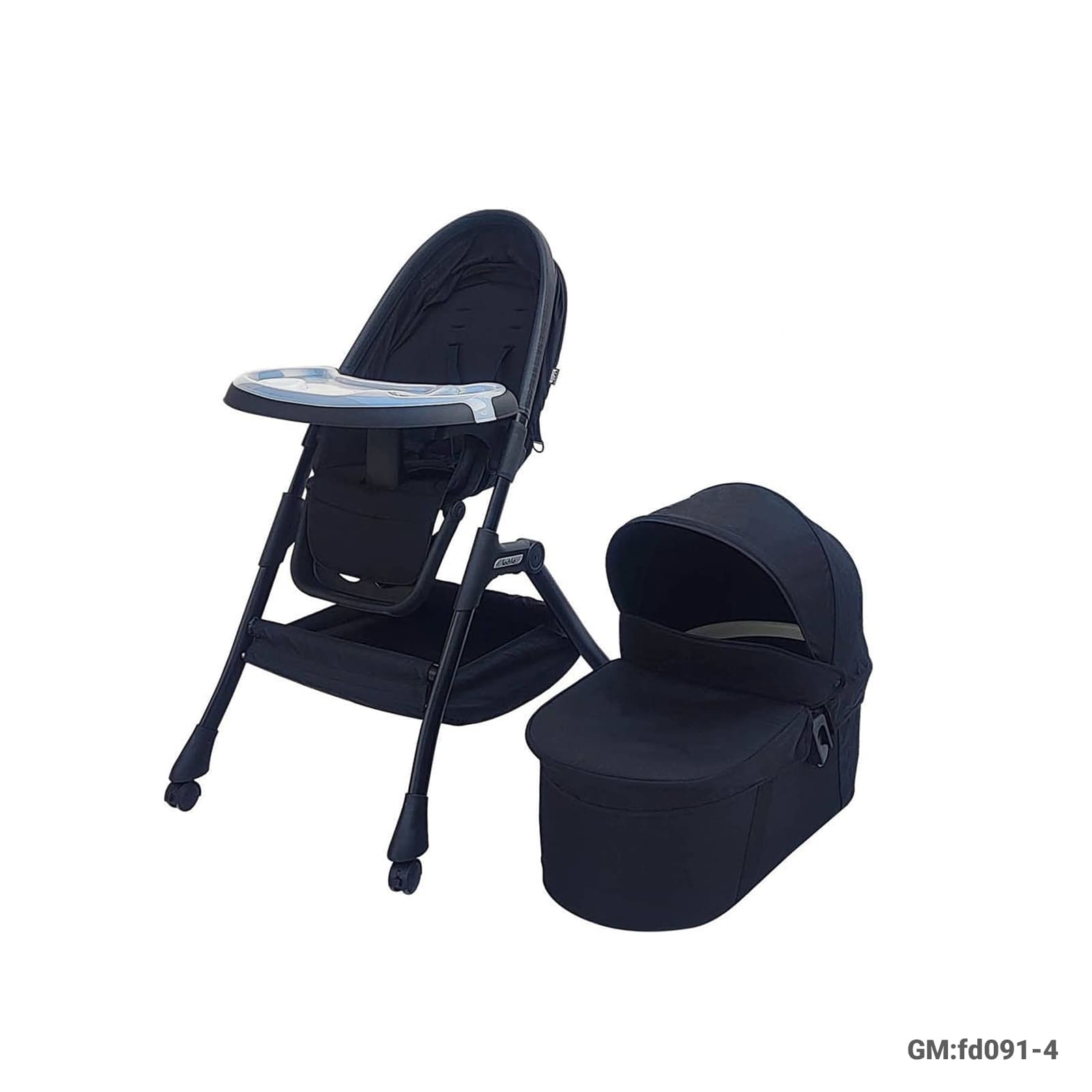 2inl Dining Chair With Baby Carry Cot"fd091-4"