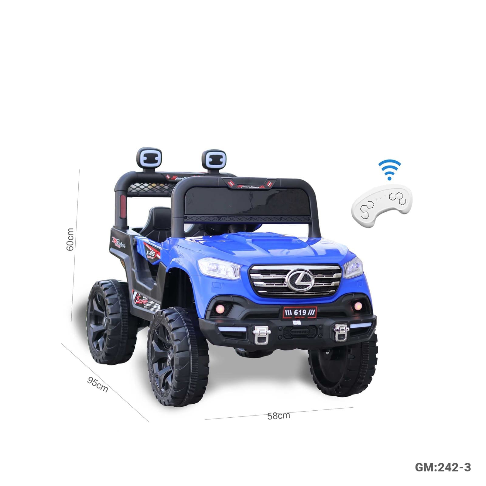 Electric 4X4 Car for Kids "242-3"