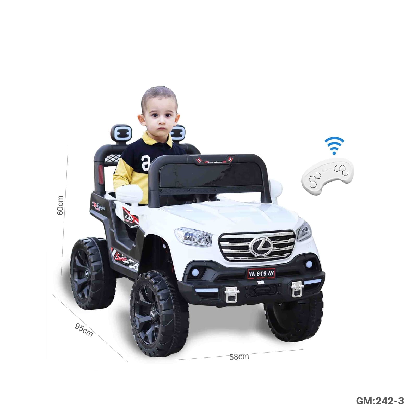 Electric 4X4 Car for Kids "242-3"