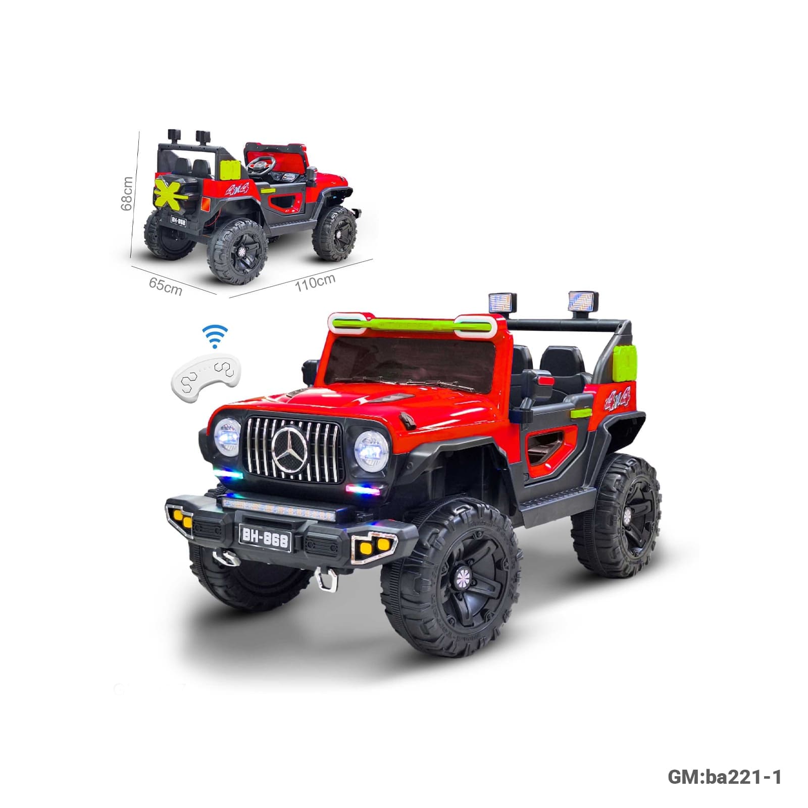 Electric 4X4 Car for Kids "ba221-1"