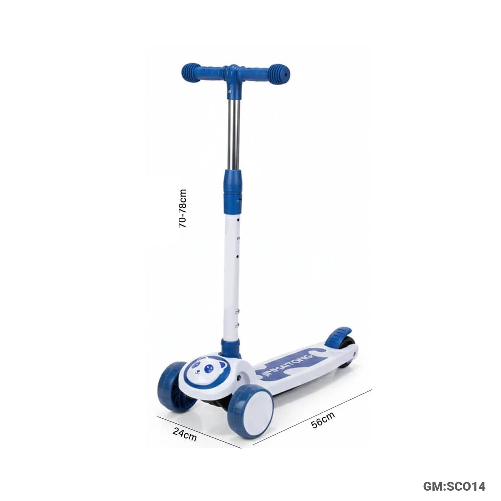 Foldable Push Kick Scooter – 3-Wheel Foldable & Height Adjustable Scooter"SCO14"