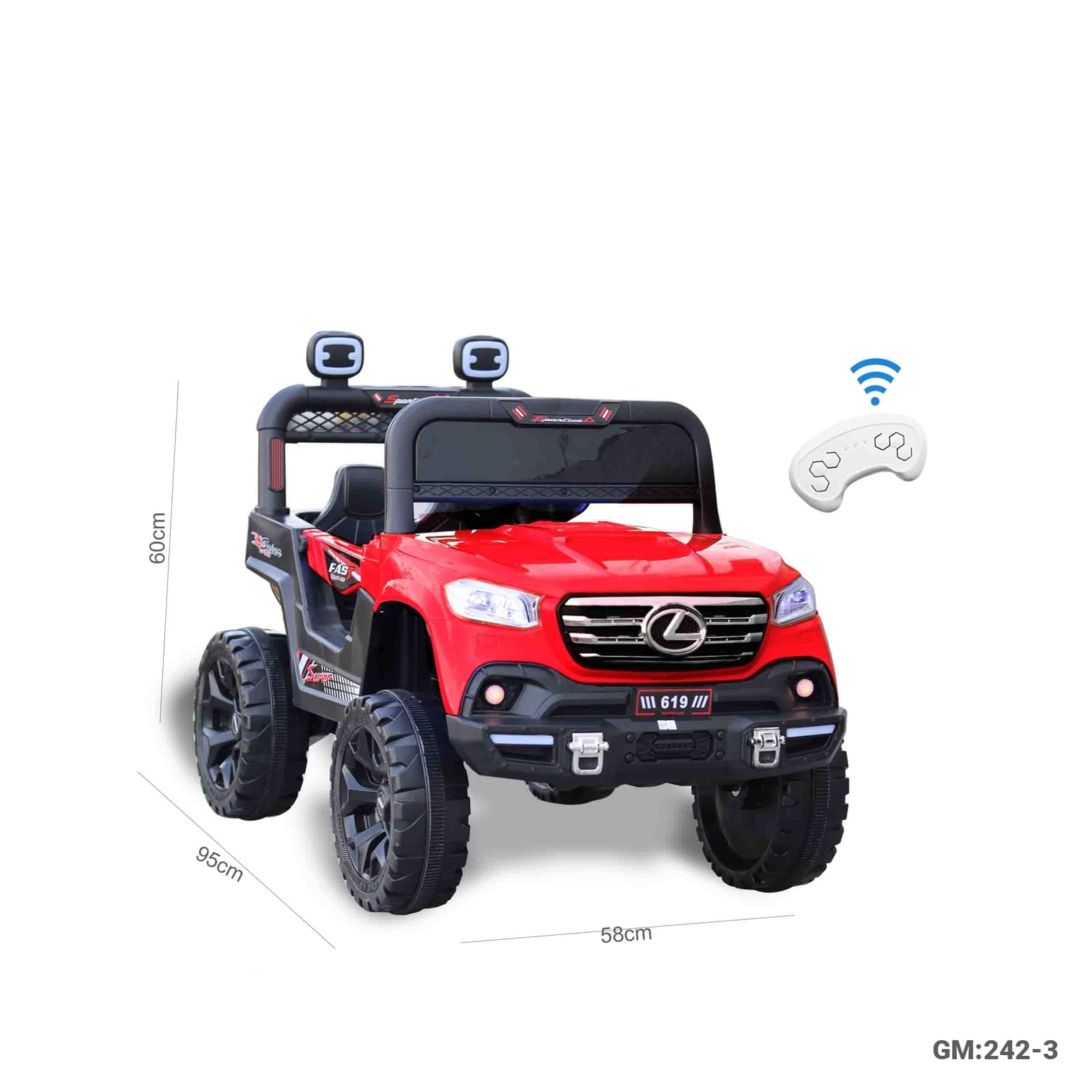 Electric 4X4 Car for Kids "242-3"
