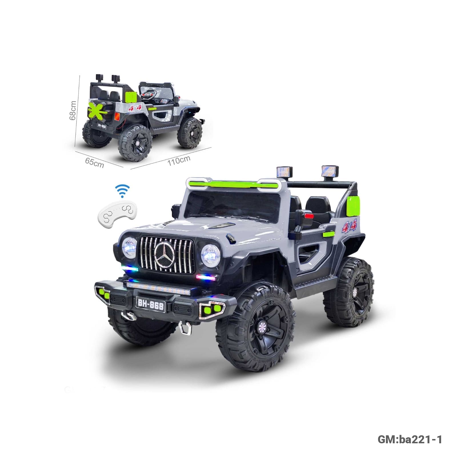 Electric 4X4 Car for Kids "ba221-1"