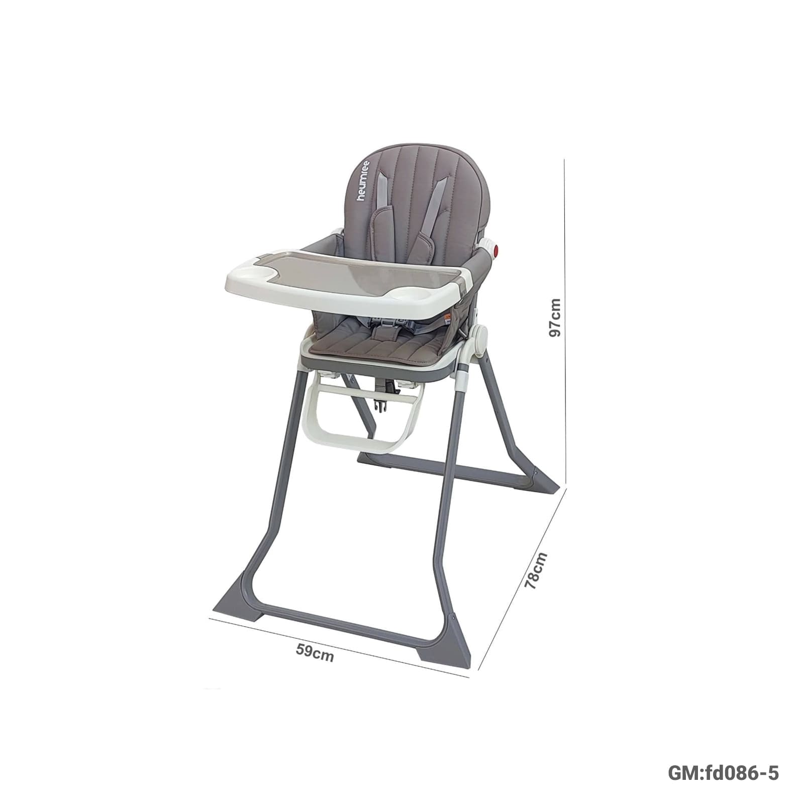 Foldable Baby High Chair with Removable Tray – FD086-5