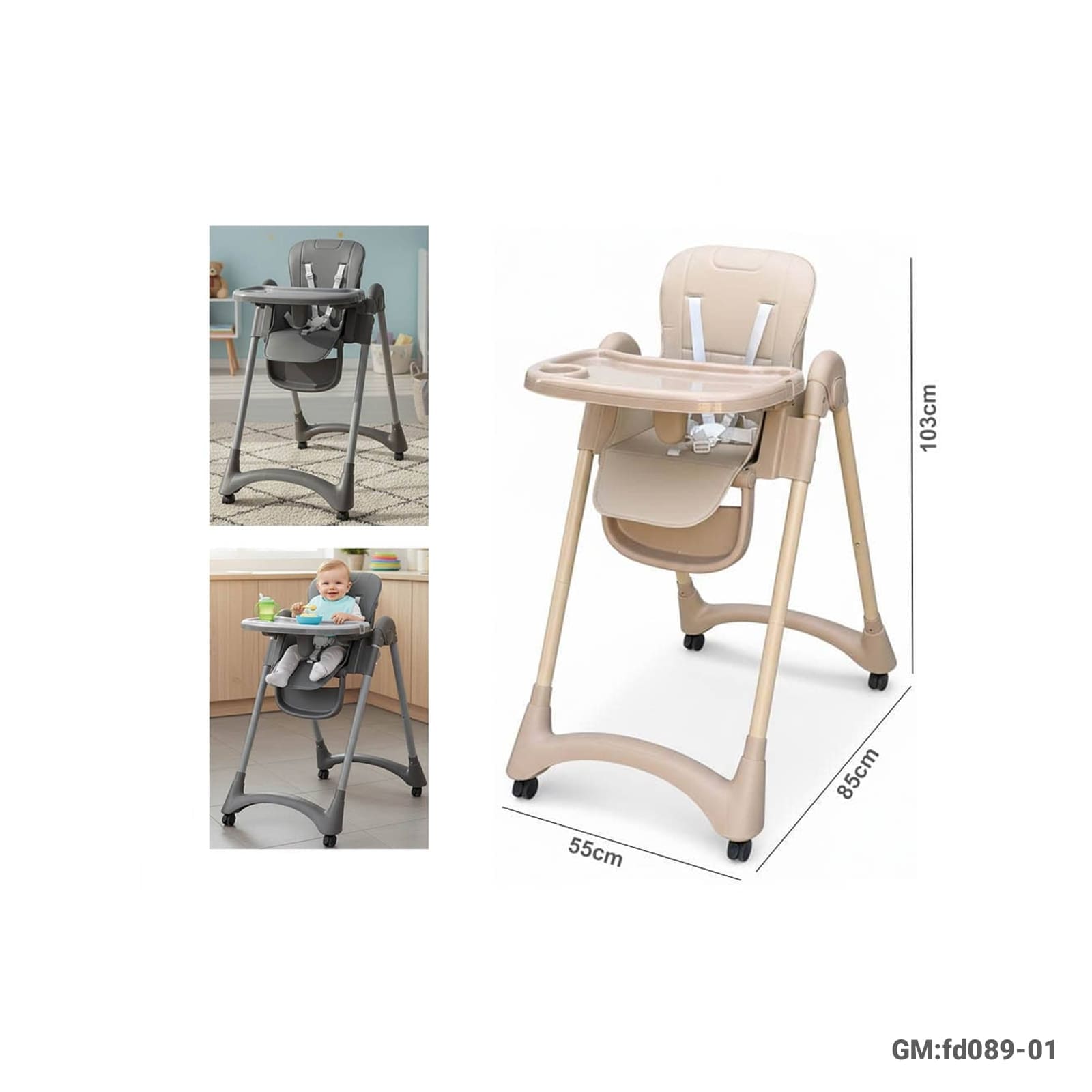 Baby High Chair — SKU: fd089-01