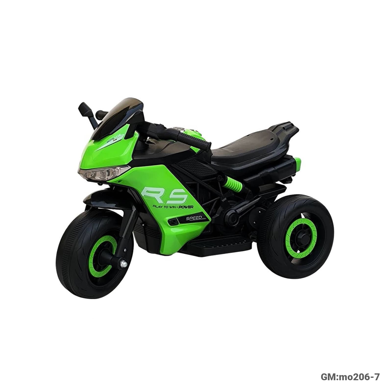 Electric Motor Bike for Kids – Ride-On Toy – 2 to 4 Years – 3-Wheel Design "mo206-7"