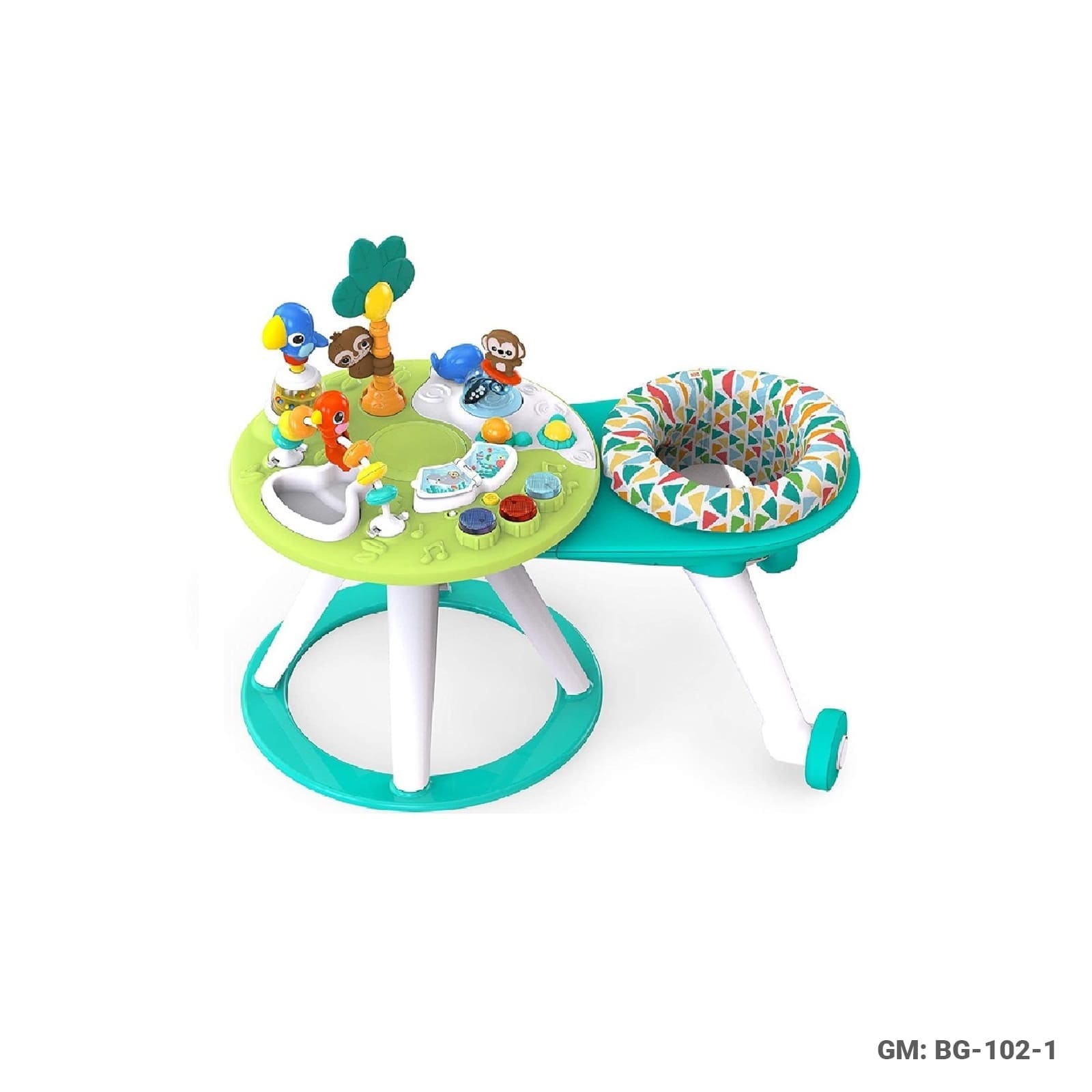 2 in 1 Walk Around Baby Activity Center & Table – Suitable for 5–18 Months (BG-102-1)