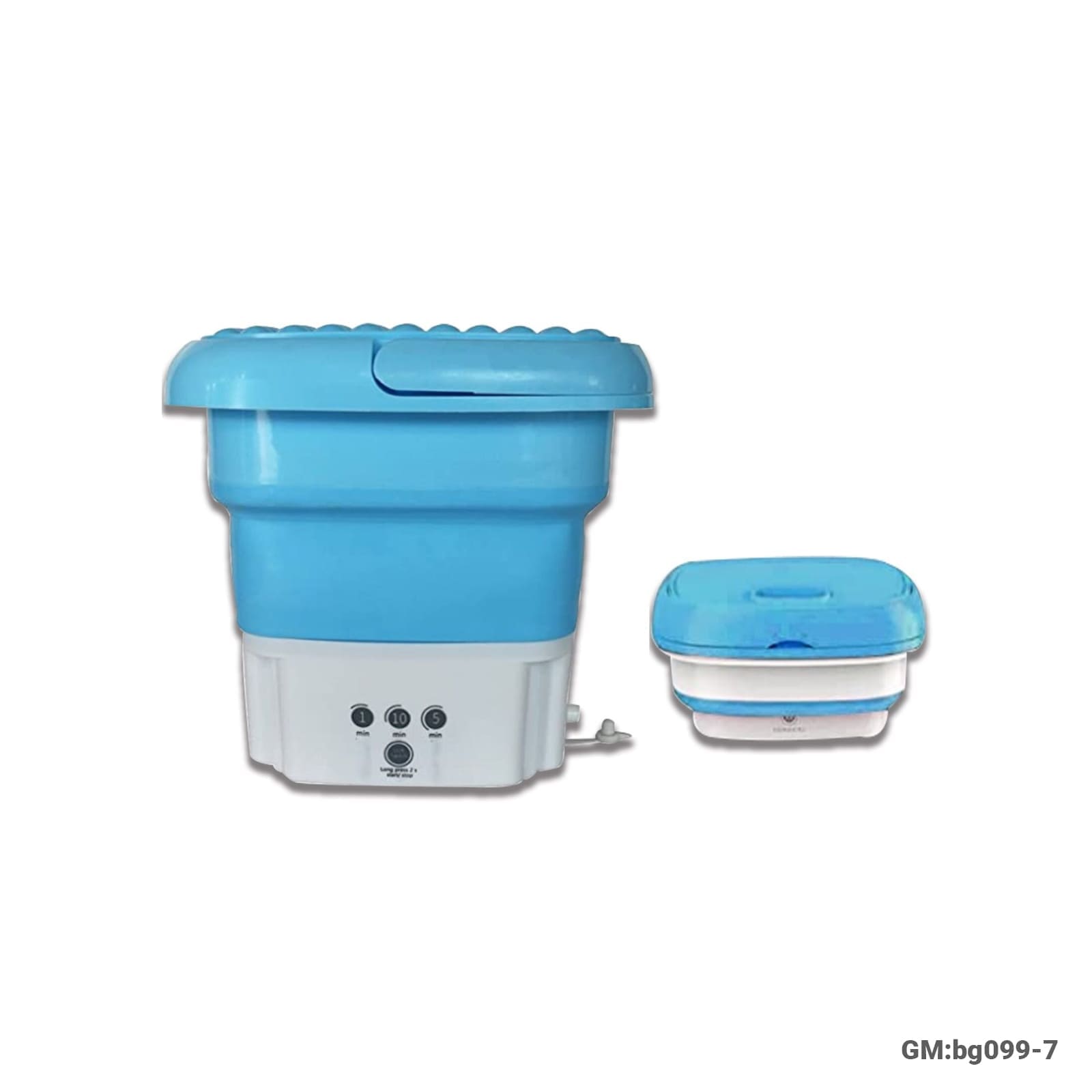 Folding Mini Washing Machine – Portable Compact Washer for Baby Clothes, Underwear & Small Laundry (BG-099-7)