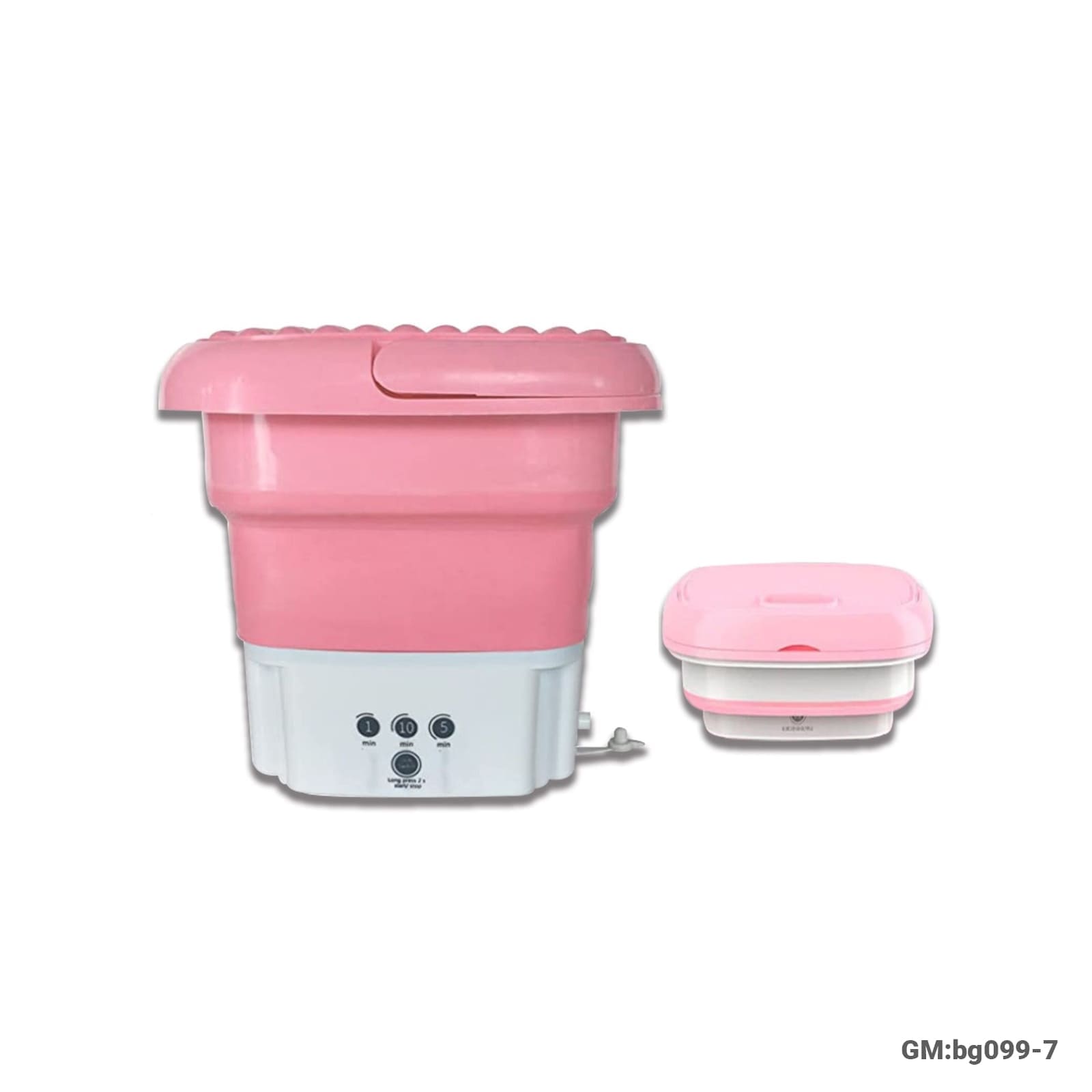 Folding Mini Washing Machine – Portable Compact Washer for Baby Clothes, Underwear & Small Laundry (BG-099-7)