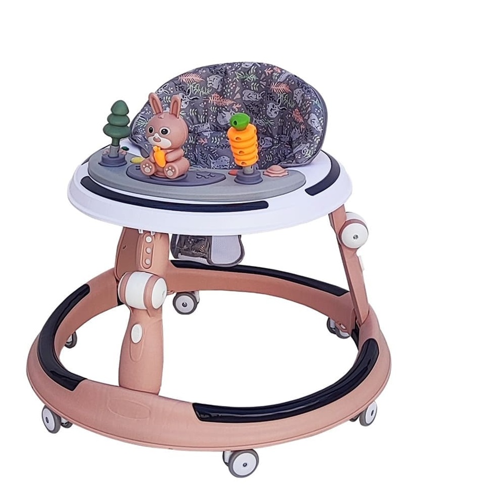Foldable Baby Plastic Walker with Toy Tray (BW126-1)