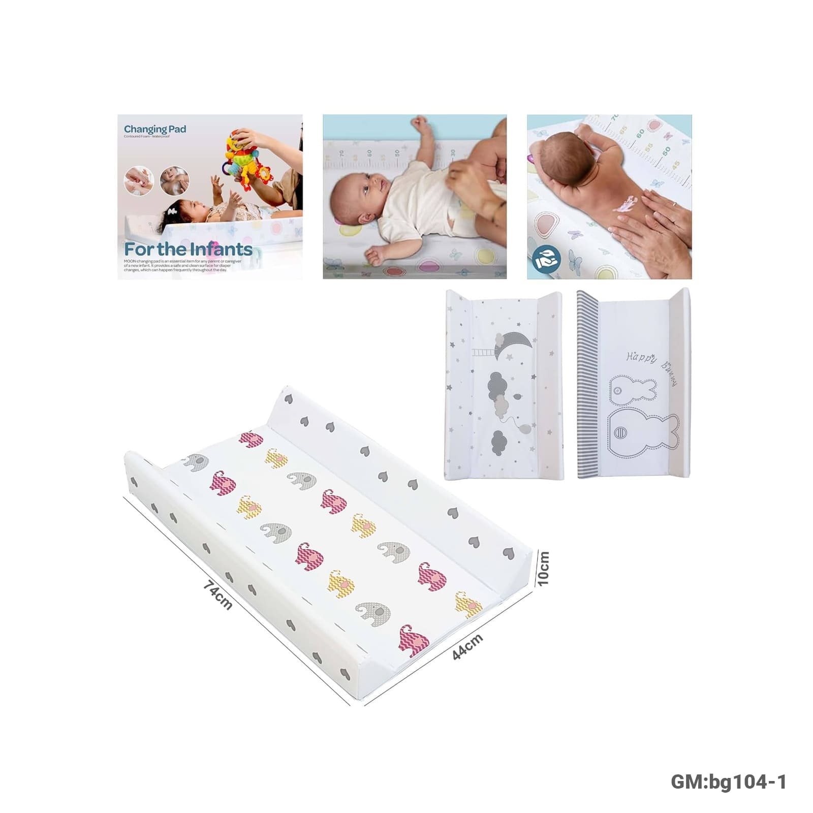 وسادة تغيير حفاضات مقاومة للماء للأطفال "703"