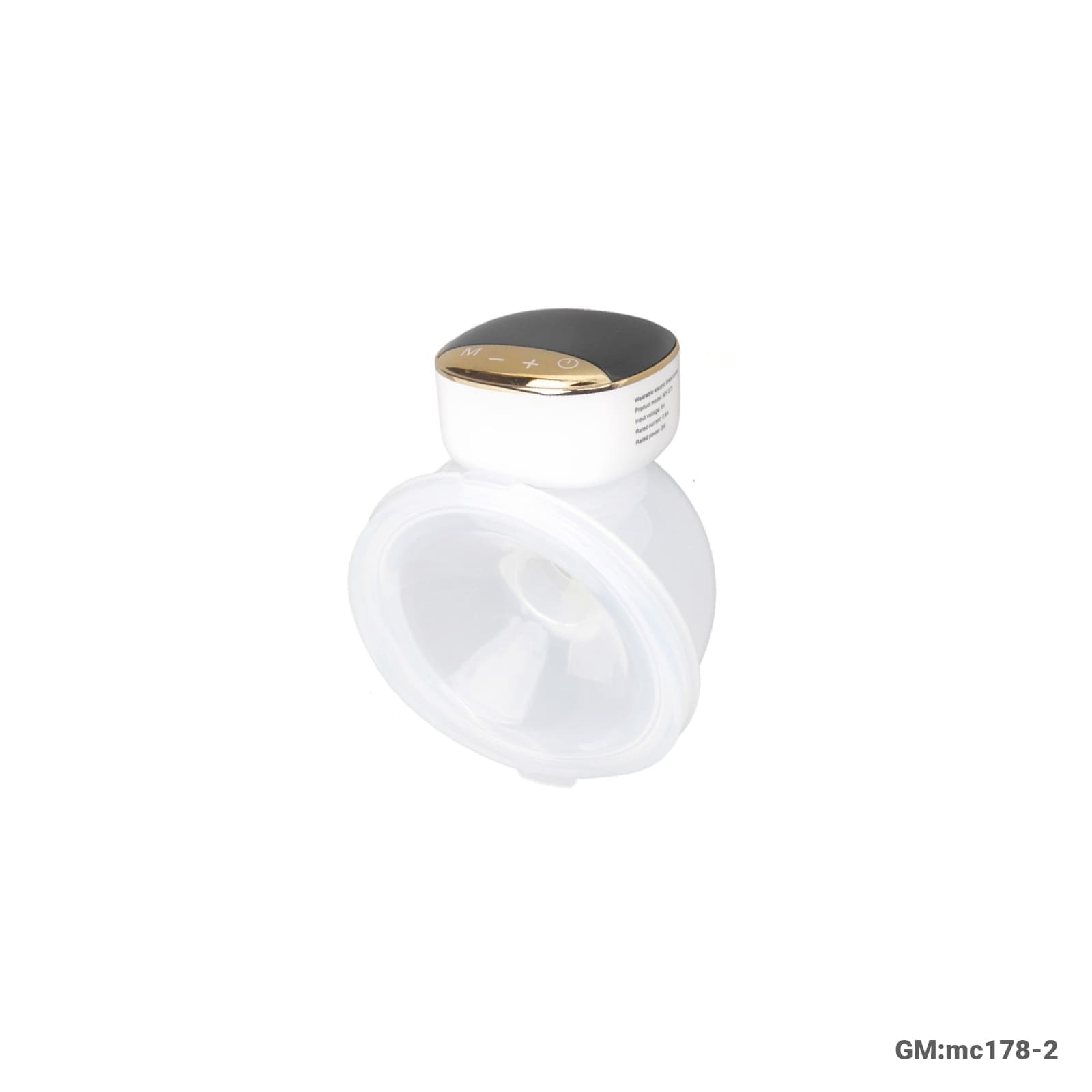 Wearable Electric Breast Pump, BPA-Free, 180ml Capacity (mc178-2)