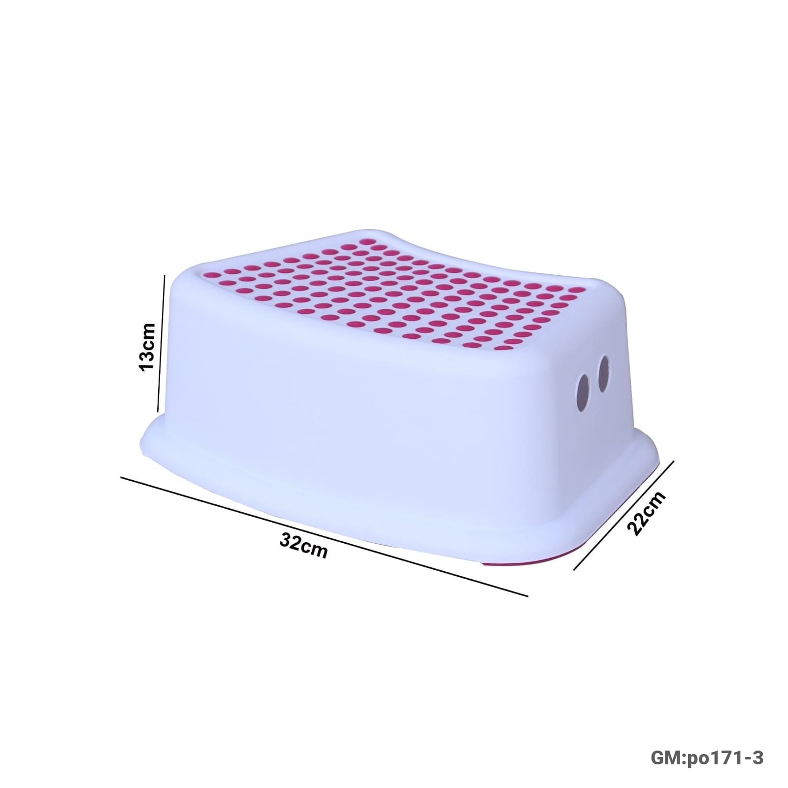 Non-Slip Kids Step Stool for Bathroom and Sink Use, Safe & Sturdy (po171-3)