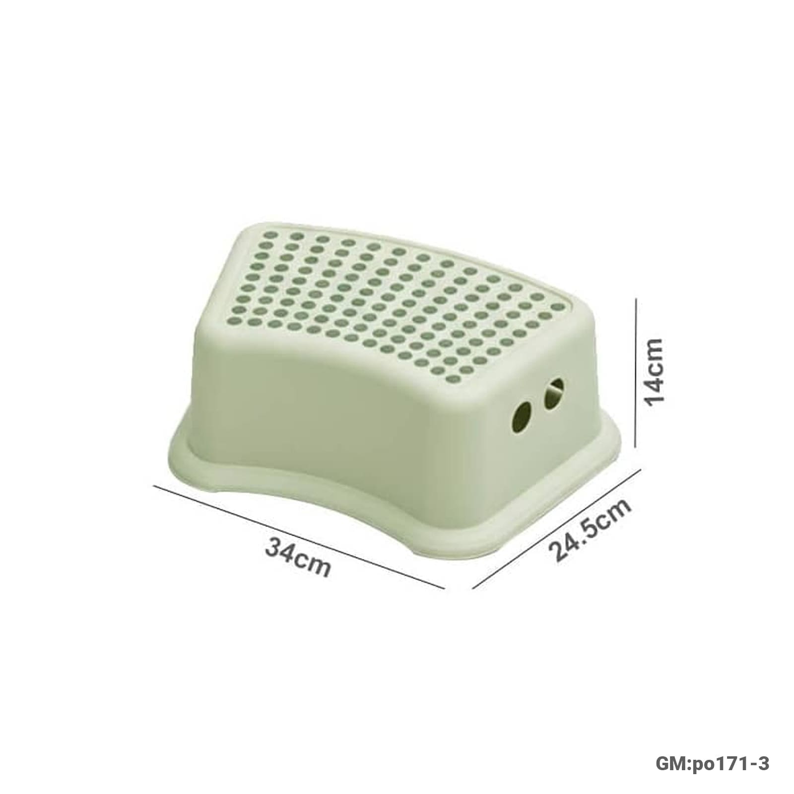 Non-Slip Kids Step Stool for Bathroom and Sink Use, Safe & Sturdy (po171-3)