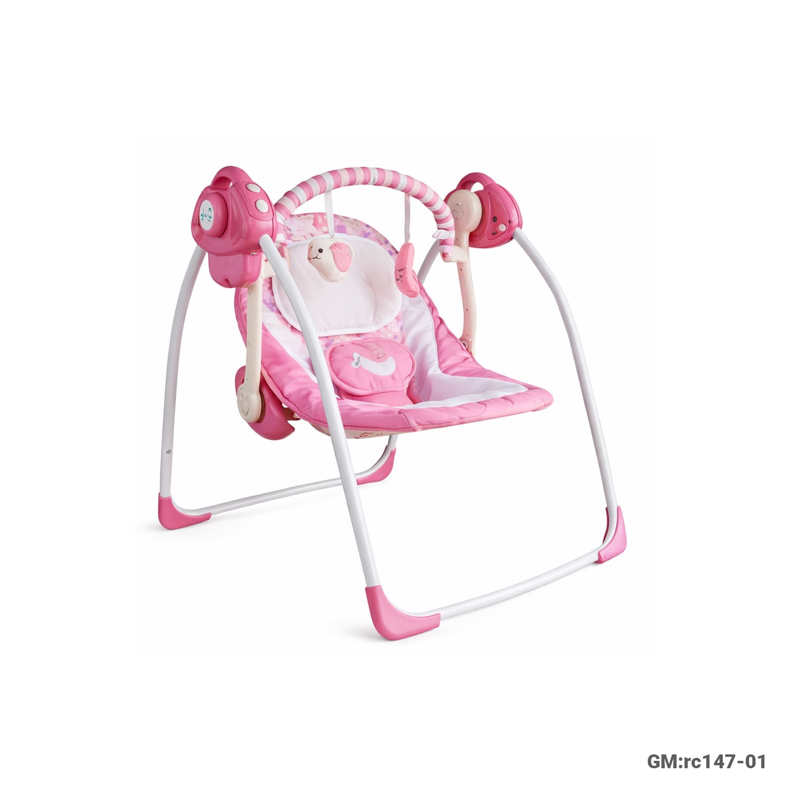 Electric Foldable Baby Swing, Suitable 0–12 Months, Max Capacity 11kg (rc147-01)