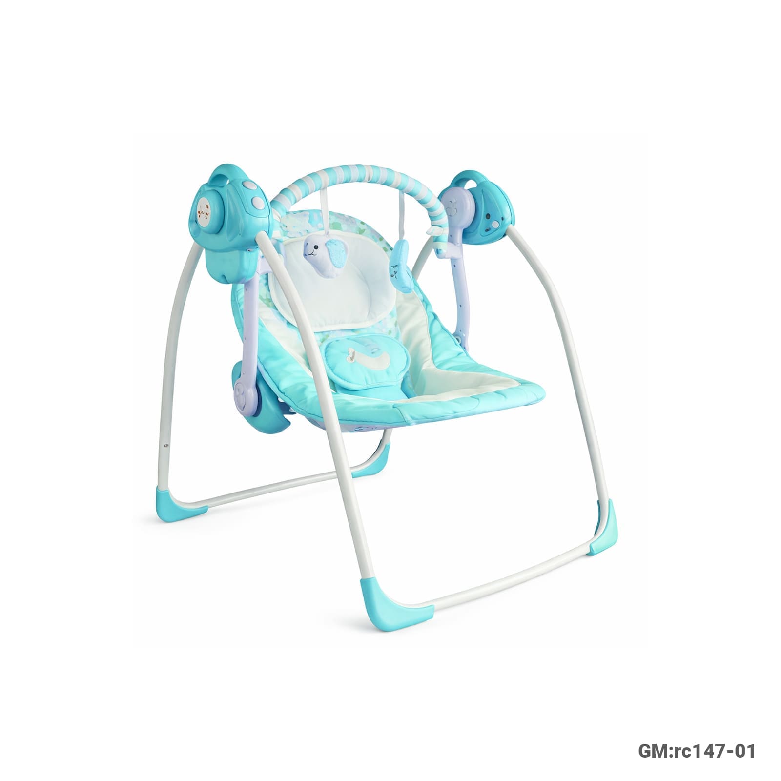 Electric Foldable Baby Swing, Suitable 0–12 Months, Max Capacity 11kg (rc147-01)