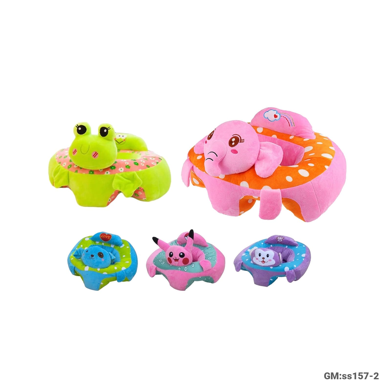 Baby Seats Sofa Support Seat – Soft Plush Sitting Support Chair for Infants (ss157-2)