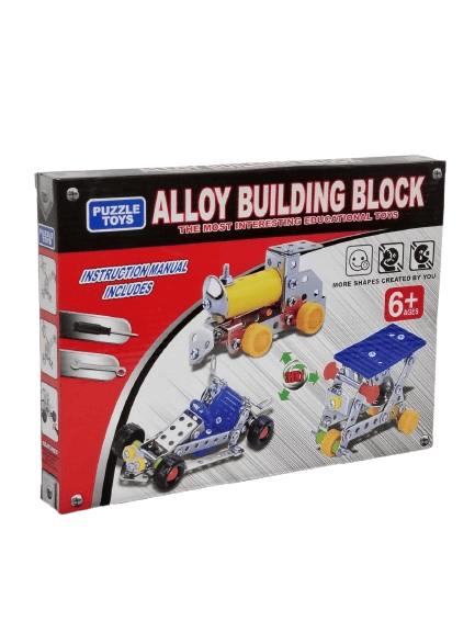 Alloy Building Block Set – 3-in-1 DIY Metal Construction Kit for Young Engineers