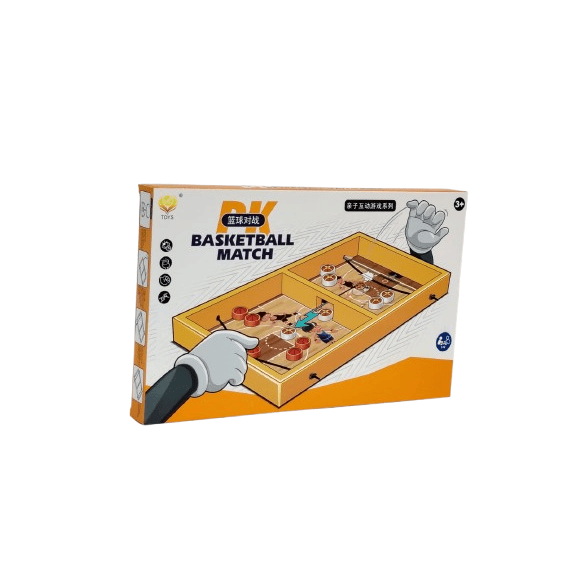 Fast-Paced Desktop Basketball PK Match – Interactive 2-Player Slingshot Board Game