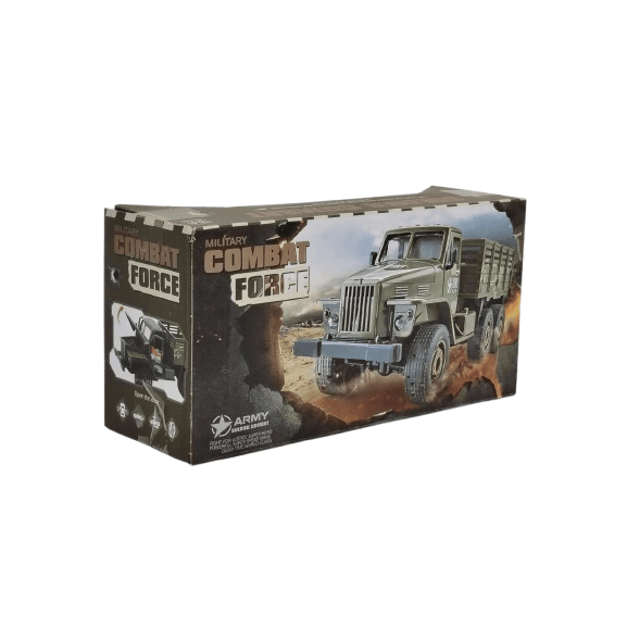 Military Combat Force Cargo Truck – Realistic Army Transport Vehicle Toy