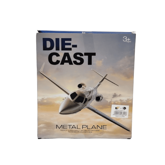 Premium Die-Cast Metal Private Jet – Realistic Aviation Model for Kids & Collectors