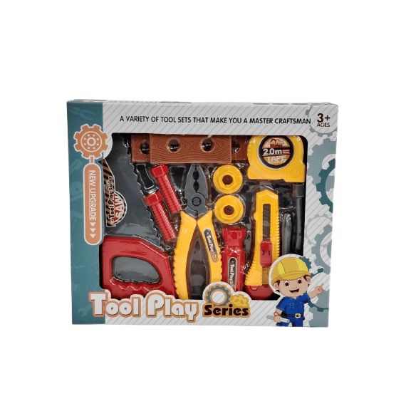 Master Craftsman Tool Play Set – 10+ Piece Construction & Repair Kit for Kids