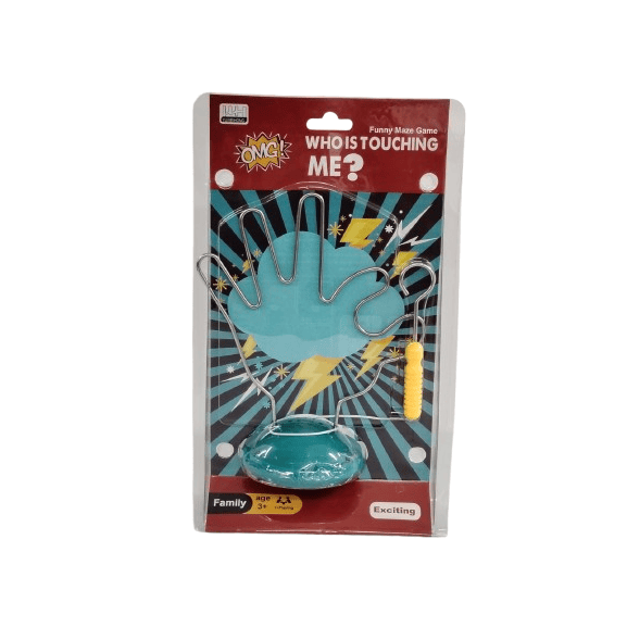 Who Is Touching Me?" Electric Wire Maze Game – Skill & Concentration Challenge for Kids