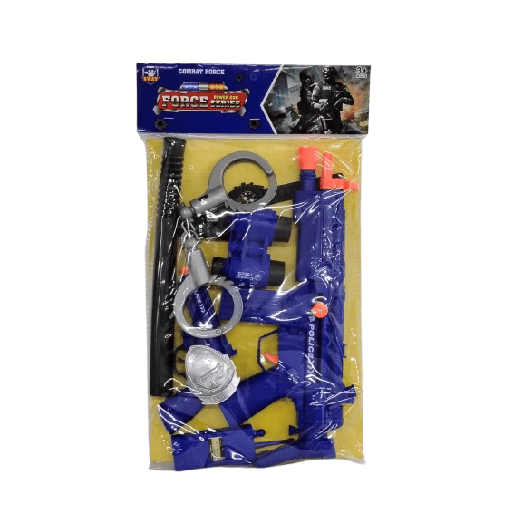 Combat Force Elite Police Playset – Multi-Piece Hero Accessory Kit with Rifle & Gear