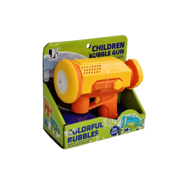 Automatic Children’s Bubble Gun Blaster – One-Click Colorful Bubble Blower for Outdoor Fun