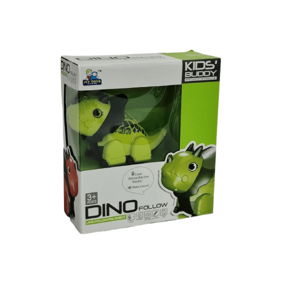 Kids’ Buddy Interactive Dino Follow – Smart Line-Following Robot Dinosaur with Sound & Lights