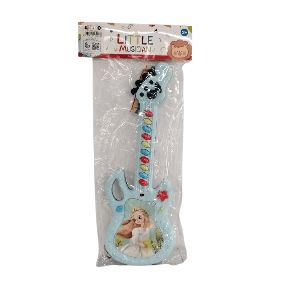 Little Musician Princess Electric Guitar – Interactive Musical Toy with Colorful Buttons & Rainbow Strap