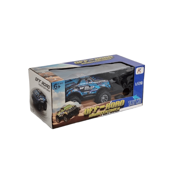 1/20 Off-Road Monster Truck – High-Speed Remote Control Crawler with Rugged Suspension
