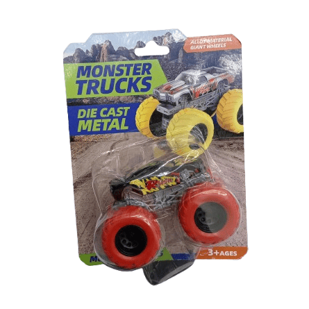 Die-Cast Metal Monster Truck – High-Performance Off-Road Toy with Giant Oversized Wheels