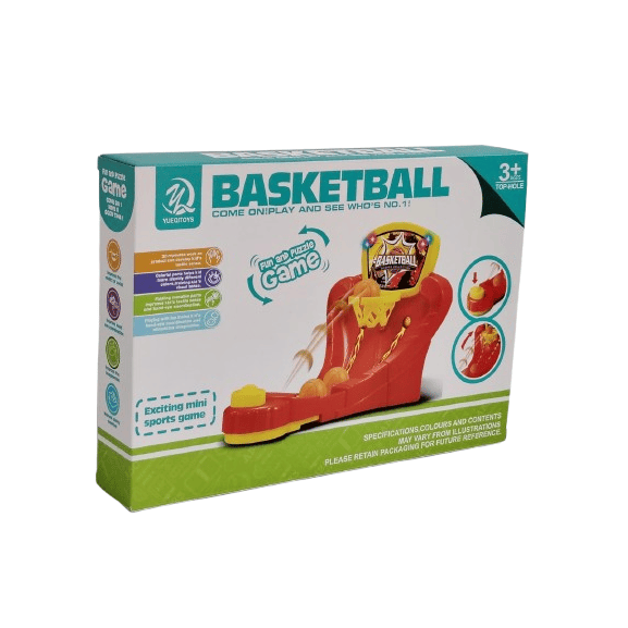 Mini Desktop Basketball Shoot-Out Game – Fun & Puzzle Sports Toy for Kids with Finger Launcher