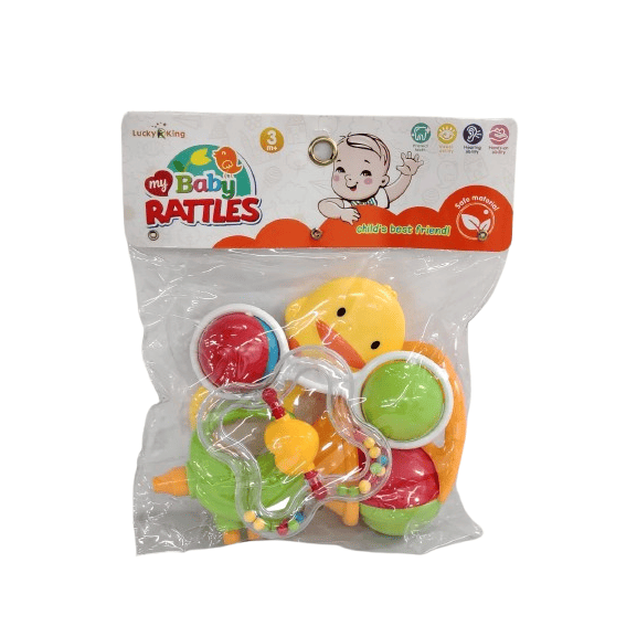 My Baby Rattles Discovery Set – Multi-Sensory Animal Figures with Teething Relief for Infants